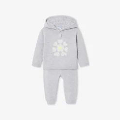 Baby girl knitted comfort set