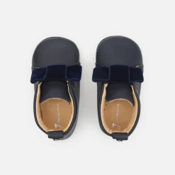 Baby girl leather slippers