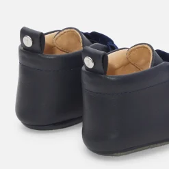 Baby girl leather slippers