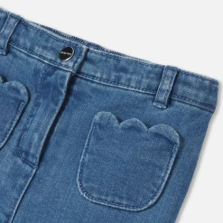 Baby girl lightweight denim pants