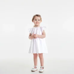 Baby girl linen ceremony dress