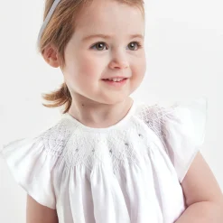 Baby girl linen ceremony dress