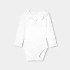 Baby girl long-sleeved bodysuit
