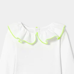 Baby girl long-sleeved bodysuit