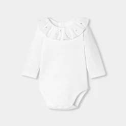 Baby girl long-sleeved bodysuit