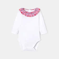 Baby girl long-sleeved bodysuit