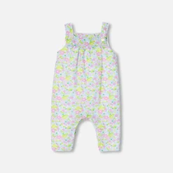 Baby girl overalls in Liberty fabric