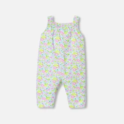 Baby girl overalls in Liberty fabric