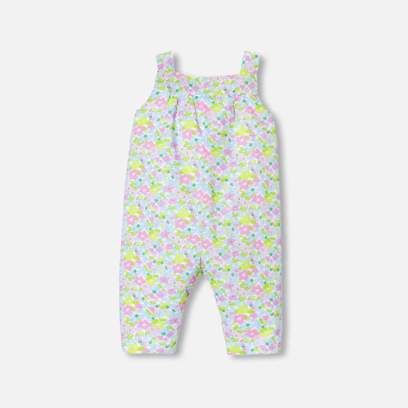 Baby girl overalls in Liberty fabric