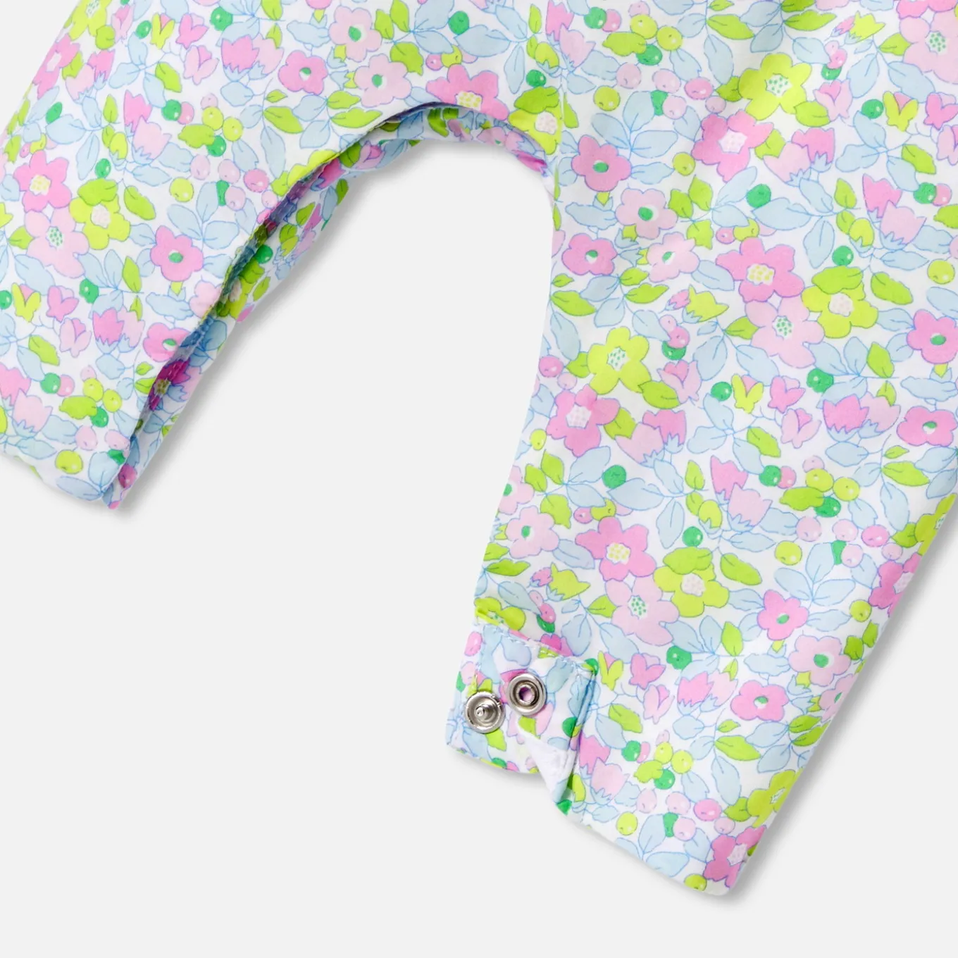 Baby girl overalls in Liberty fabric
