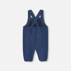 Baby girl overalls in soft denim
