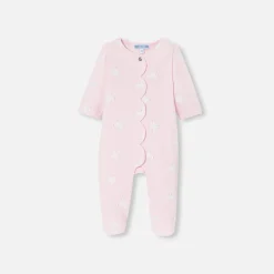 Baby girl pajamas in fleece