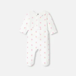 Baby girl pajamas in fleece
