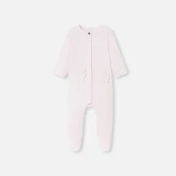 Baby girl pajamas in interlock