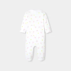 Baby girl pajamas in interlock