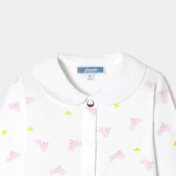 Baby girl pajamas in interlock