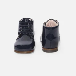 Baby girl patent leather booties