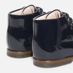 Baby girl patent leather booties