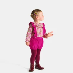 Baby girl shorts with straps