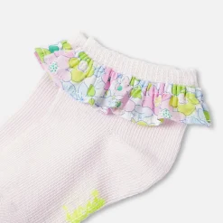 Baby girl socks with ruffles
