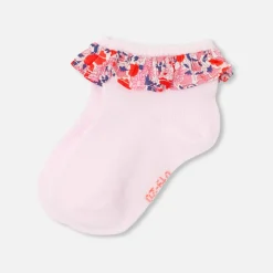 Baby girl socks with ruffles