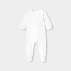 Baby girl velvet bouclette pajamas