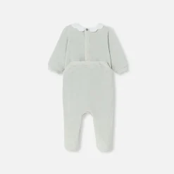 Baby girl velvet pajamas