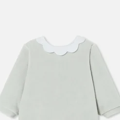 Baby girl velvet pajamas