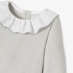 Baby girl velvet pajamas