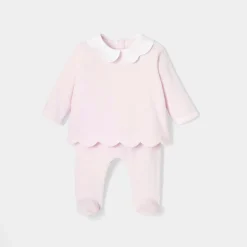 Baby girl velvet set