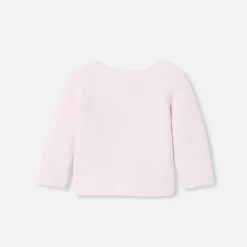 Baby girl wool and cotton cardigan