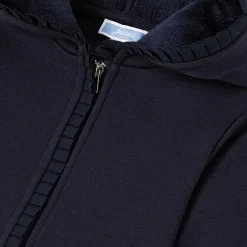 Baby girl zip-up sweatshirt