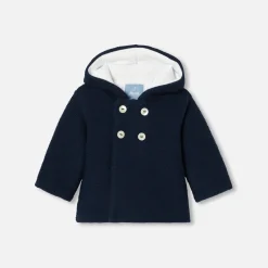 Baby Merino wool burnous jacket