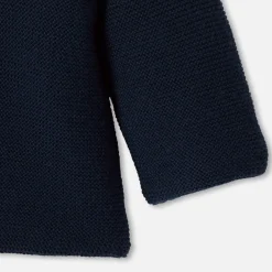 Baby Merino wool burnous jacket