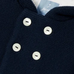 Baby Merino wool burnous jacket