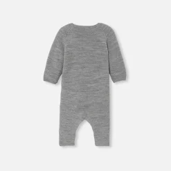 Baby merino wool jumpsuit