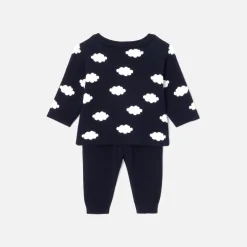 Baby set in jersey knit
