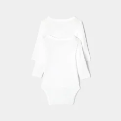 Baby set of 2 long-sleeved bodysuits
