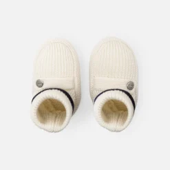 Baby wool booties