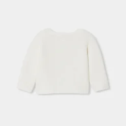 Baby wool and cotton cardigan