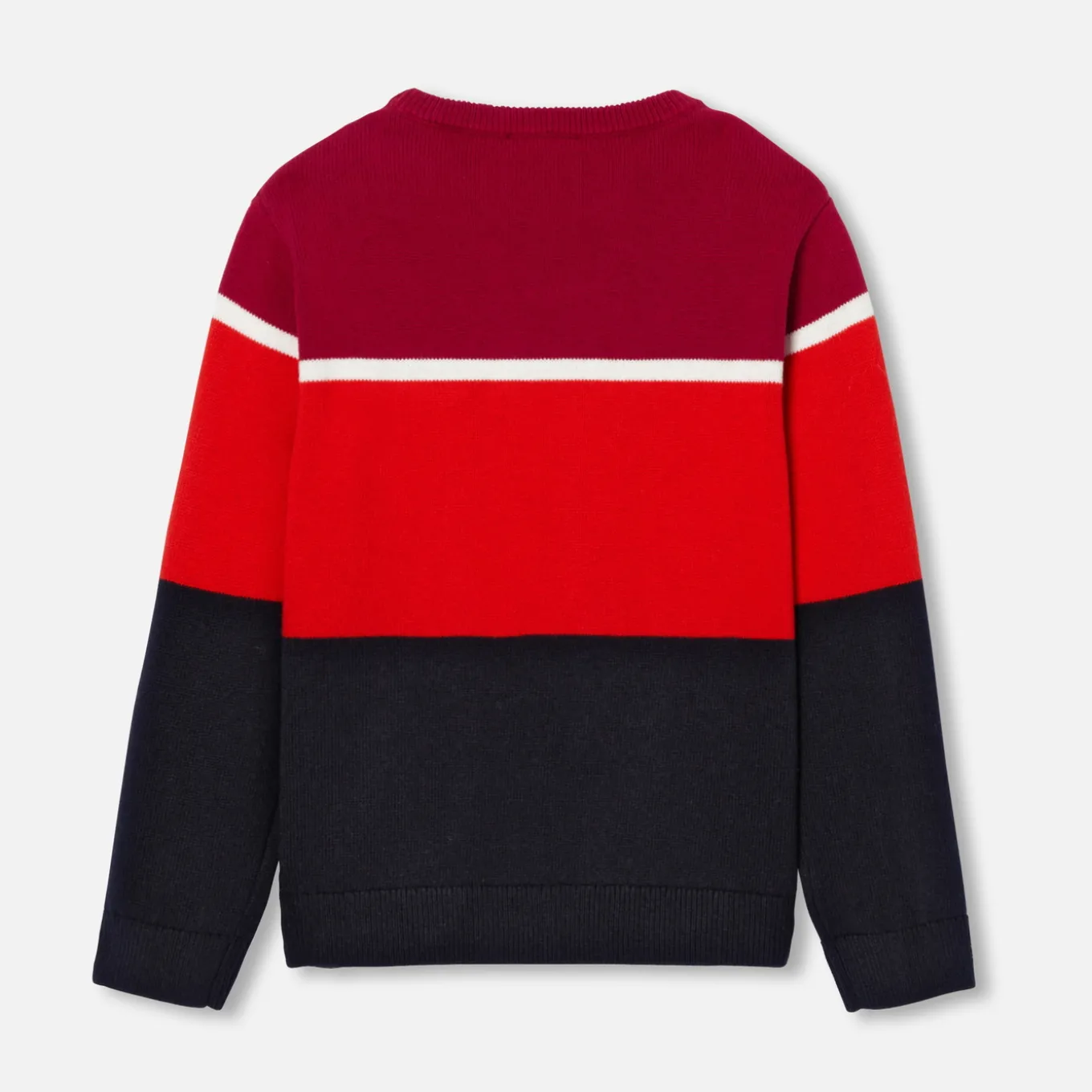 Boy color block sweater