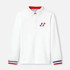 Boy long-sleeved polo