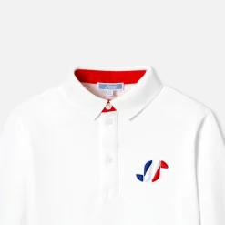 Boy long-sleeved polo