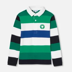 Boy long-sleeved polo