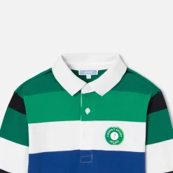 Boy long-sleeved polo