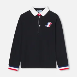 Boy long-sleeved polo
