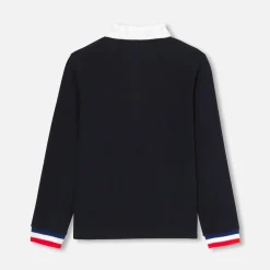 Boy long-sleeved polo