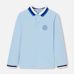 Boy long-sleeved polo