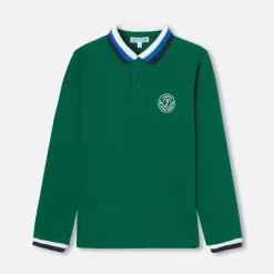 Boy long-sleeved polo