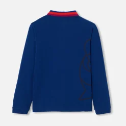 Boy long-sleeved polo